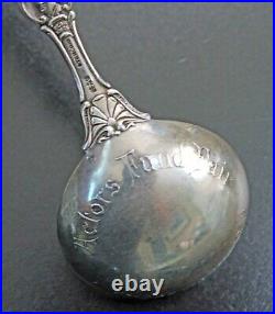 Gorham Sterling 1892 Actor's Fund Fair Souvenir Spoon