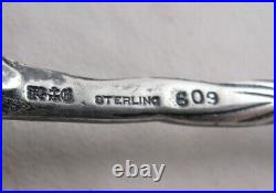 Gorham Sterling Silver Souvenir Spoon Clover 609