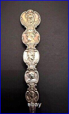 Gorham Sterling Silver Spoon Actors Fund Fair New York New Park Theater May 1892