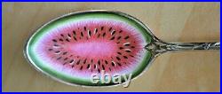 Gorham Sterling Silver and Enamel Watermelon Spoon