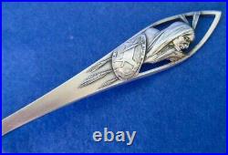 H. H. TAMMEN American Antique Sterling Silver Souvenir Spoon BEMIDJI MINNESOTA
