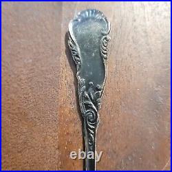 Helped To Build Pikes Peak Ar Donkey In Bowl Sterling Silver Souvenir Spoon