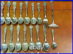 Huge Wholesale Lot Of 1000+ Grams Sterling Souvenir Spoons 50 Total! #4