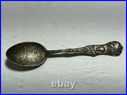 Indiana Court House Frankfort, Ind Collector Souvenir Sterling Silver. 925 Spoon