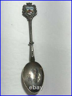 Jerusalem Mosque EL-ASKA Collector Souvenir Sterling Silver. 925 Spoon