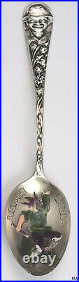 Late 1800's-Early 1900's American Sterling Silver Mardi Gras Souvenir Spoon