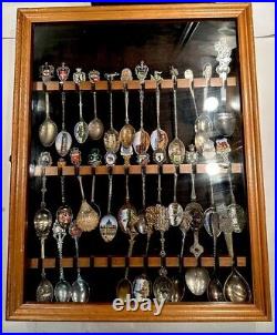 Lot/Collection Of Vintage/Antique Souvenir Spoons Including Sterling Silver
