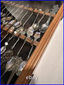 Lot/Collection Of Vintage/Antique Souvenir Spoons Including Sterling Silver
