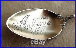 Love Disarmed by Reed and Barton 5 5/8 Sterling souvenir spoon Alton ILL