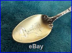 Love Disarmed by Reed and Barton 6 Sterling souvenir spoon Danville ILL