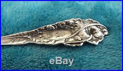 Love Disarmed by Reed and Barton 6 Sterling souvenir spoon Danville ILL