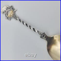 MINERS Gold Sterling Silver Souvenir Spoon Antique