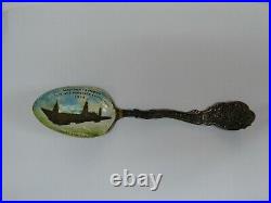 Machinery Building Louisiana Purchase Exposition 1904 Sterling Silver Spoon