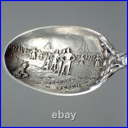 Maine Souvenir Spoon Gorham Early Production Twombly Sterling Silver