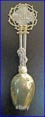 Michelsen Sterling Original Issue with 1914 Hall Marks Christmas Spoon