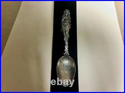 Miss Chicago 1893 Chicago Worlds Fair Gorham Sterling Souvenir Spoon