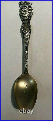 Native American Estes Park Collector Souvenir Sterling Silver Spoon