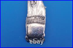 New York Figural Statue of Liberty Sterling Souvenir Spoon Shiebler 5 3/4 13250