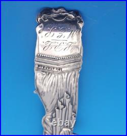 New York Figural Statue of Liberty Sterling Souvenir Spoon Shiebler 5 3/4 13250