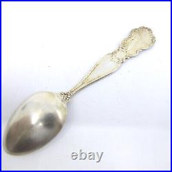 Official Souvenir Spoon PAN AMERICAN EXPO 1901 Enameled Sterling Electric Tower
