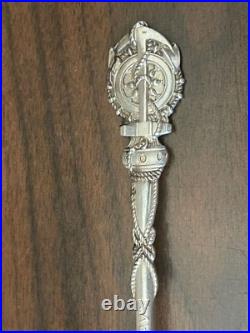 Our Navy Sterling Silver Souvenir Spoon 6