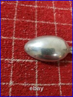 Portage Wisconsin Native American Indian Sterling Silver Souvenir Spoon Beauty