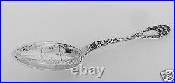 President's Yacht USS Mayflower Sterling Silver Souvenir Spoon Military Navy SL