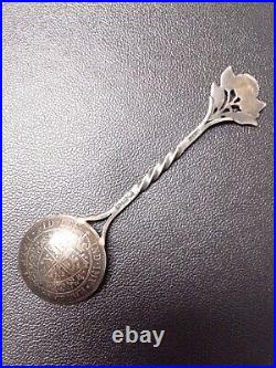 Queen Victoria Rose Sterling Silver Spoon bb