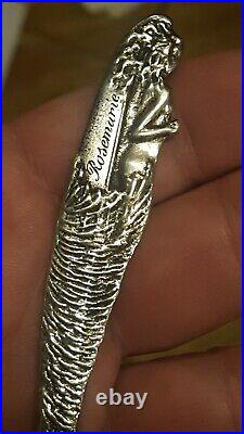 RARE MAID OF THE MIST NATIVE AMERICAN INDIAN LETTER OPENER 8.35 sterling silver