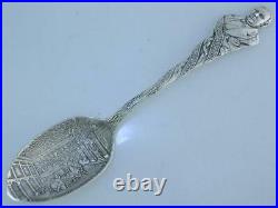 RARE Sterling DURGIN Souvenir Spoon from GEORGE W CHILDS to Mrs W. C Mac Bride