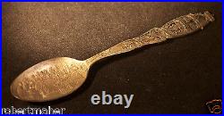 RARE Sterling Silver Queen Victoria Commemorative Spoon Ahronsberg Brothers 1896