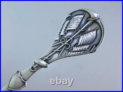 RARE Sterling Souvenir Spoon with Ship on back of bowl