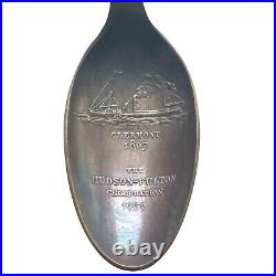 RARE Tiffany & Co 1909 Hudson-Fulton Celebration Sterling Souvenir Spoon NY