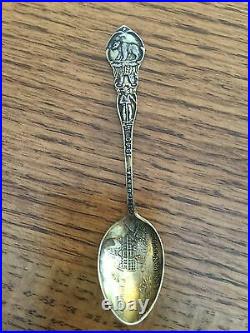 Rare 1849 Dated Sterling Silver Spoon Cliff House San Francisco California Eurek