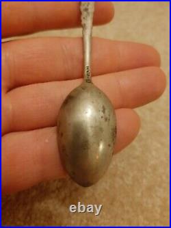 Rare Antique 1894 Juneau, Alaska Mayer & Bros. Totem Pole Sterling Silver Spoon