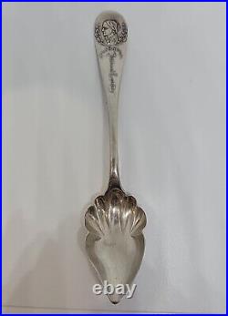 Rare Antique Sterling Silver Unique Spoon, Susan B Anthony, Political Equality