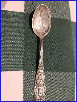 Rare Greenbrier Resort Hotel The White Sterling 3 7/8 Sterling Silver Spoon