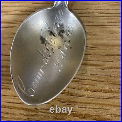 Rare Indian Chief Sterling Silver Spoon