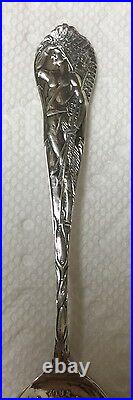 Rare Old Las Vegas Nm Stick To Your Saddle Sterling Silver Souvenir Spoon