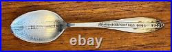Rare Sterling Silver Souvenir Spoon 300th Anniversary Bridgehampton NY MIB 1956