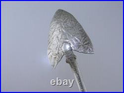 Rare Sterling V BOGAERT Souvenir Spoon BRYAN STATION Kentucky arrowhead bowl