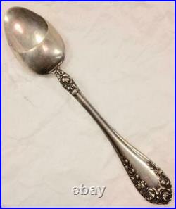 Rose Pattern Antique Wallace Sterling Silver Hooded Medicine Spoon