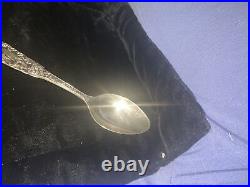 SACAJAWEA BIRD WOMAN Sterling souvenir spoon 25 g -RARE