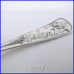 SALEM WITCH Sterling Silver Souvenir Spoon Teaspoon by DURGIN / DANIEL LOW