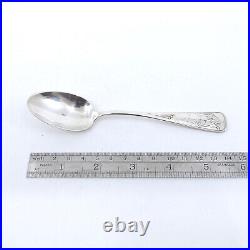 SALEM WITCH by DURGIN Daniel Low Sterling Silver Souvenir Teaspoon Spoon 5 3/4