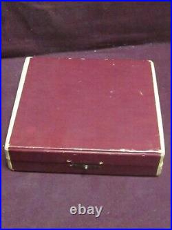 SET OF 12 1941 Sterling SWEDEN GEB SPOON 3 CROWNS P8(1941) ORIGINAL BOX MONO