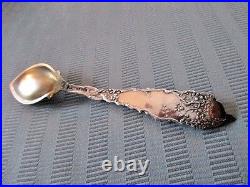 SHIEBLER Souvenir Spoon BOSTON STERLING SILVER 925 GOLD WASH No Mono RARE