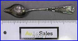 Salem Witch #1, Daniel Low & Durgin (1891) Sterling Silver Souvenir Fruit Spoon