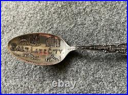 Salt Lake City Utah Mormon Vintage Sterling Silver Spoon