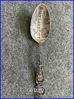 Salt Lake City Utah Mormon Vintage Sterling Silver Spoon